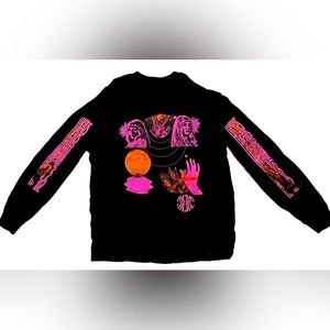 Vintage Trippy Goth Long Sleeve Shirt(Blackcraft/Killstar/Dollskill/Affliction)